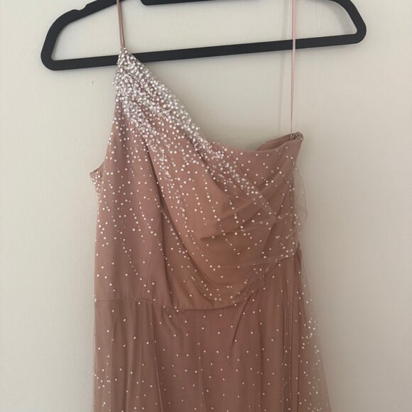 SAU LEE Blanche Dress - Nude/Mauve - Picture 8 of 9